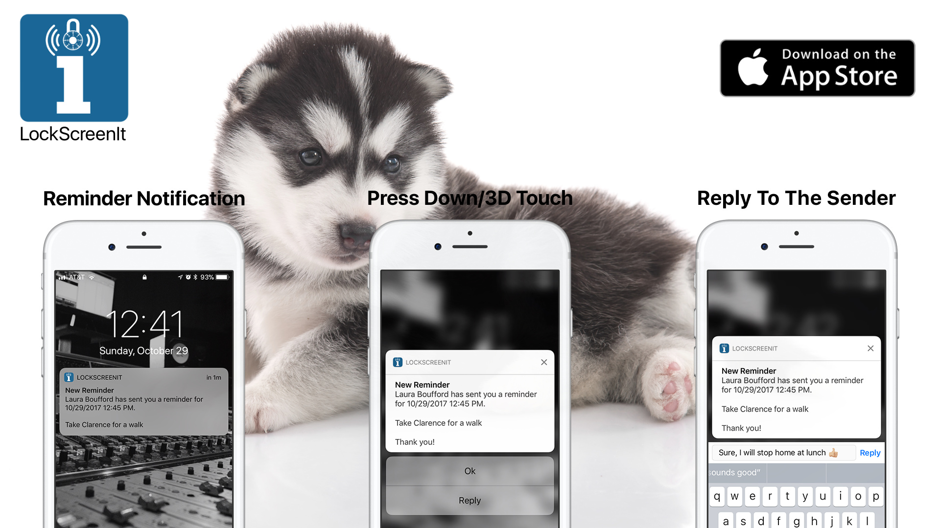 Shared Reminders with Notifications and Messaging.